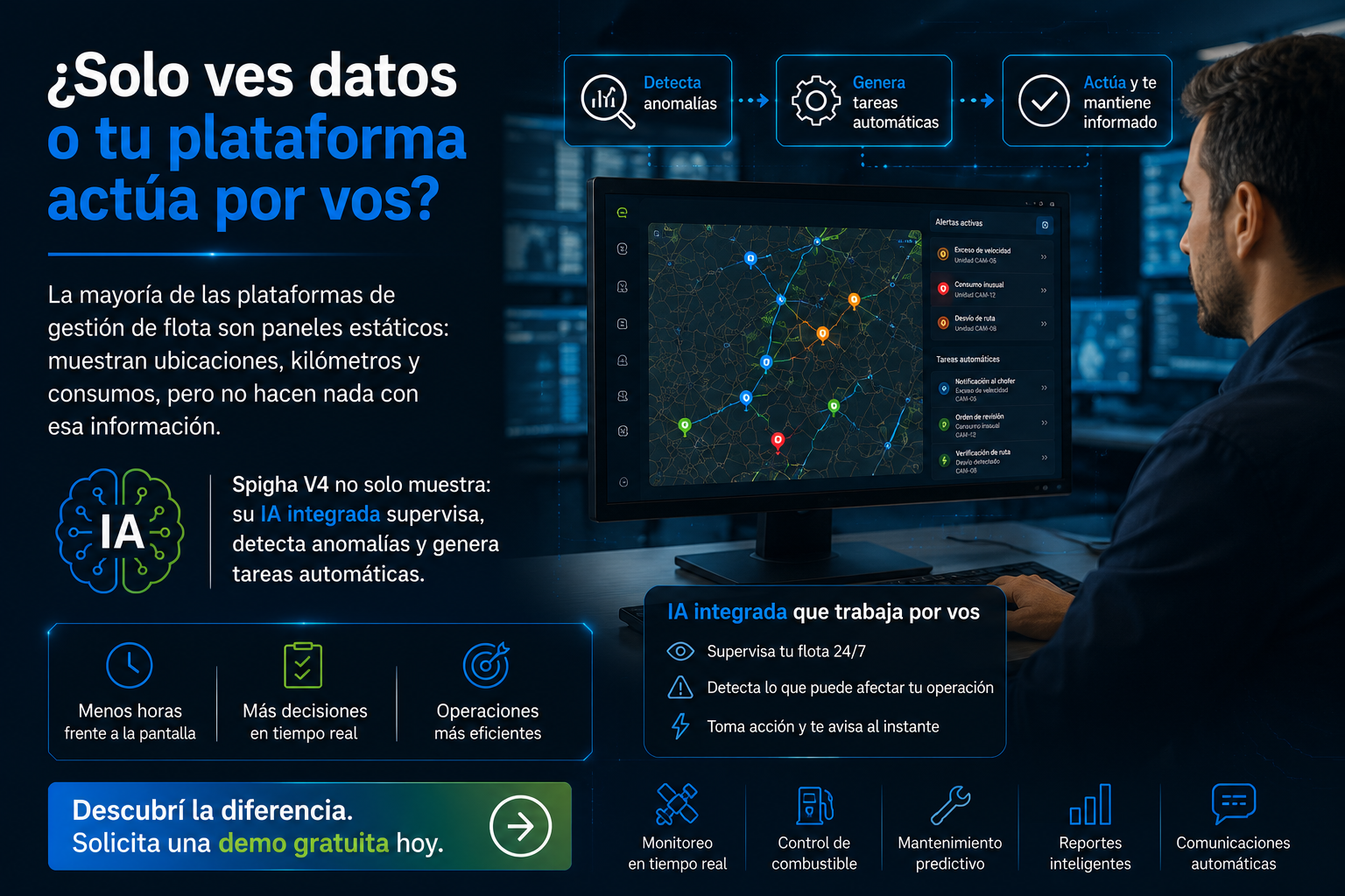 ¿Solo ves datos o tu plataforma actúa por vos?